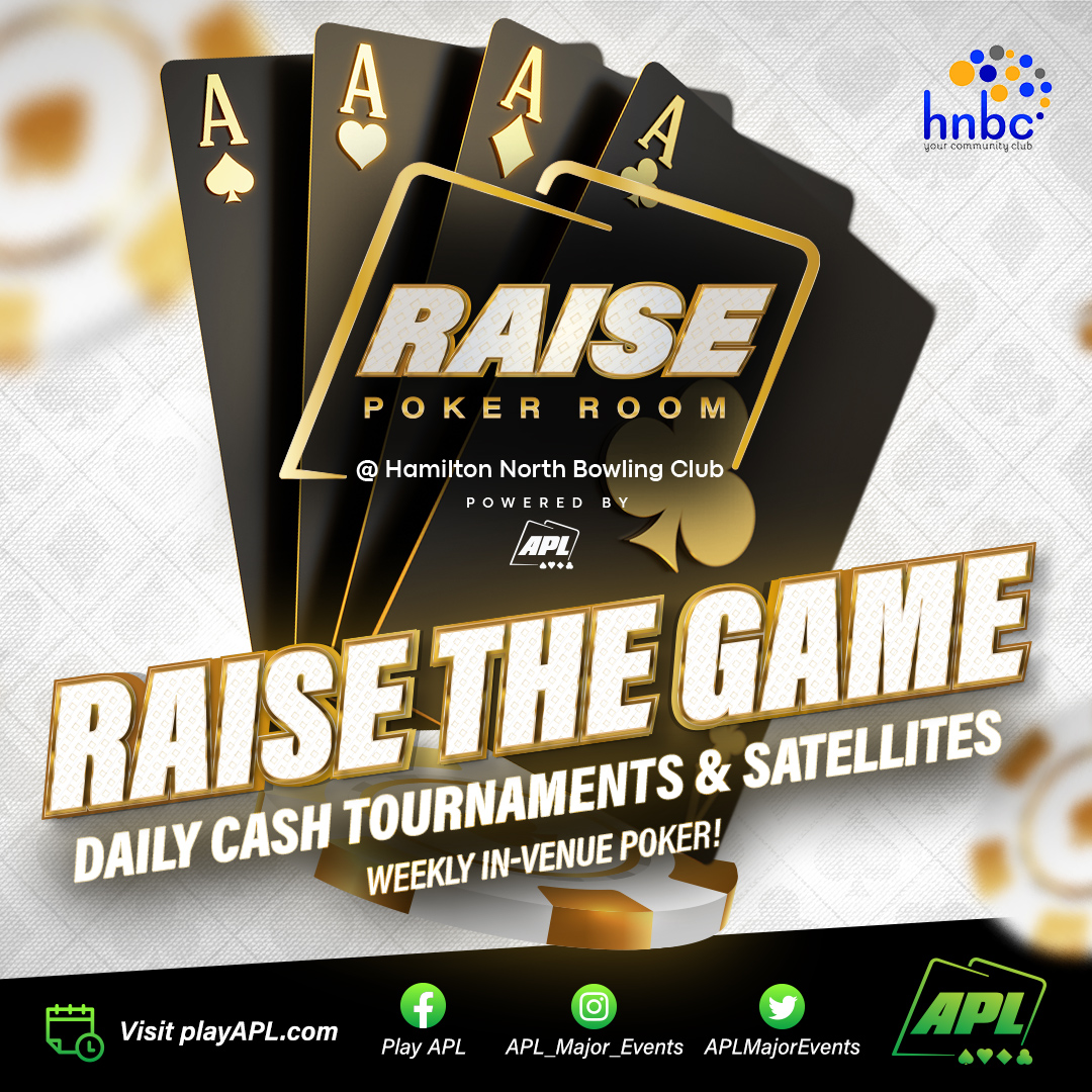Raise Poker Room Hamilton North Bowling Club